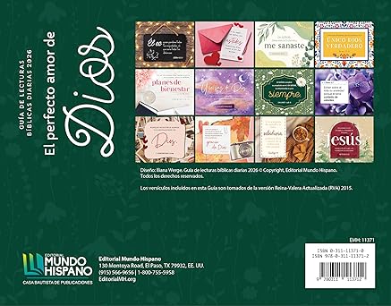 CALENDARIO 2026: EL PERFETO AMOR DE DIOS