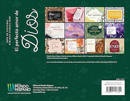 CALENDARIO 2026: EL PERFETO AMOR DE DIOS