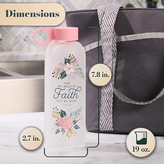 BOTELLA DE CRISTAL: WALK BY FAITH