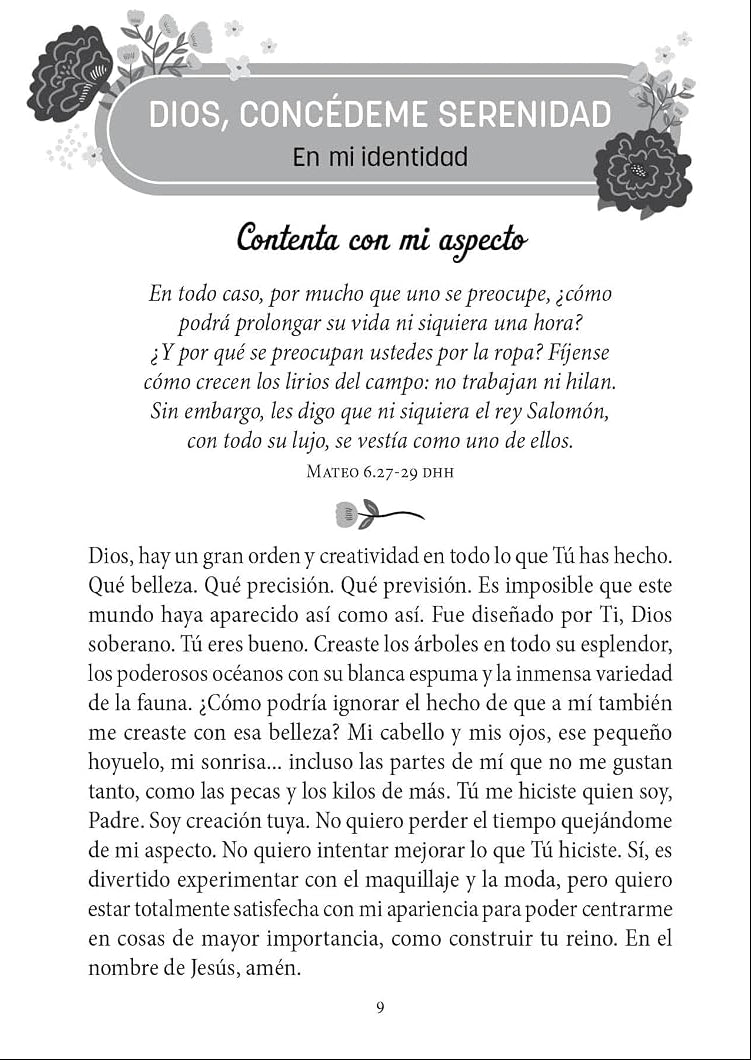 ORACIONES DE SERENIDAD PARA LA MUJER