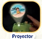JUEGO 3 EN 1: CÁMARA, PROYECTOR, BURBUJAS