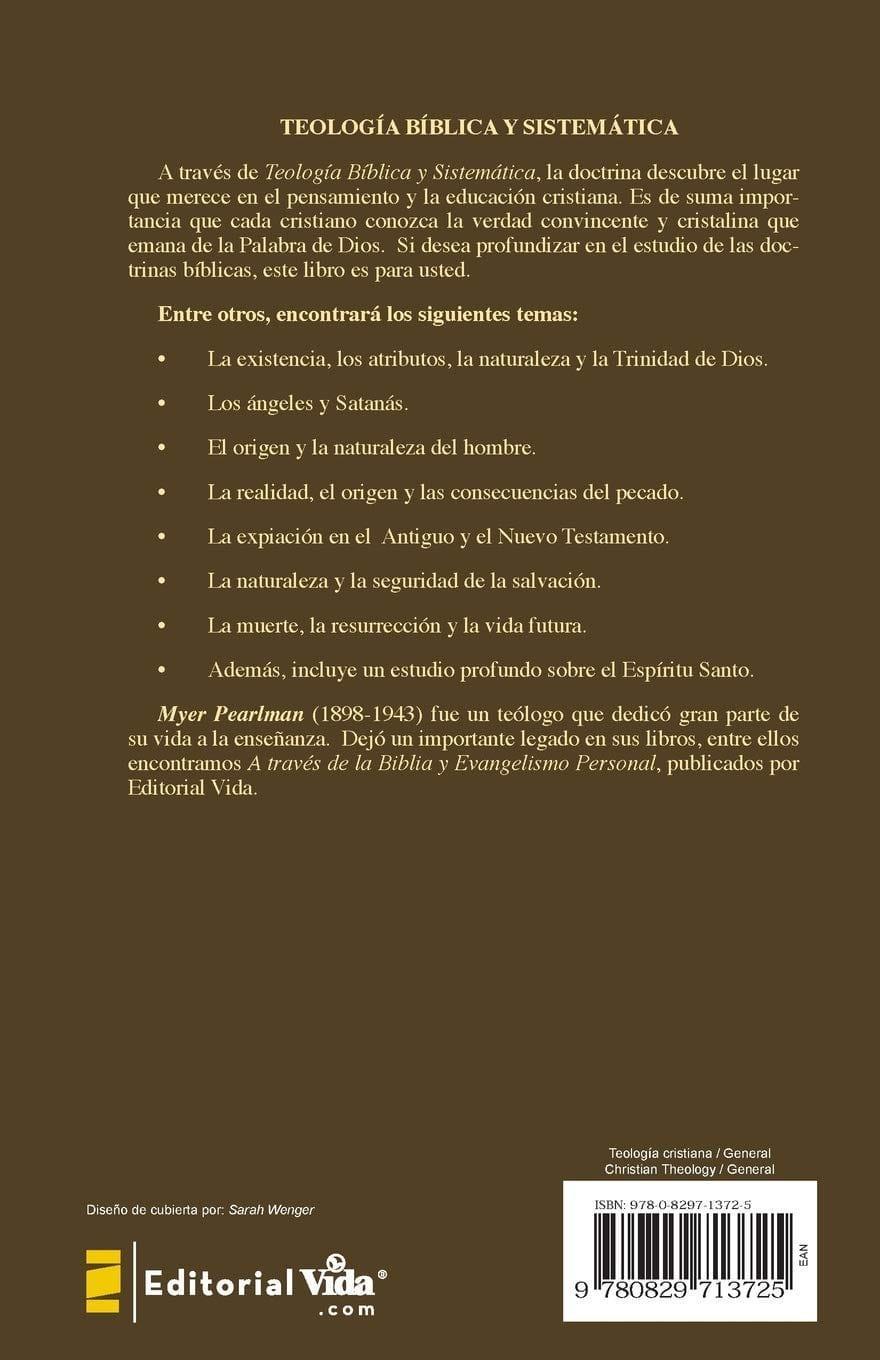 TEOLOGÍA BÍBLICA Y SISTEMÁTICA