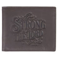 BILLETERA:  : BE STRONG IN THE LORD"