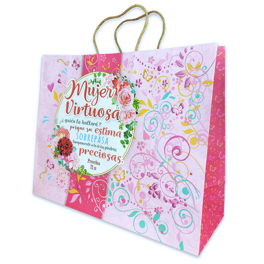 BOLSA DE REGALO GRANDE: MUJER VIRTUOSA PROV. 31:10