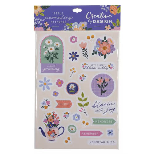 “STICKERS” PARA JOURNALING: FLORECE