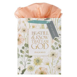 BOLSA DE REGALO: BE STILL & KNOW THAT I AM GOD