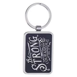 LLAVERO: "BE STRONG & CORAGEOUS"