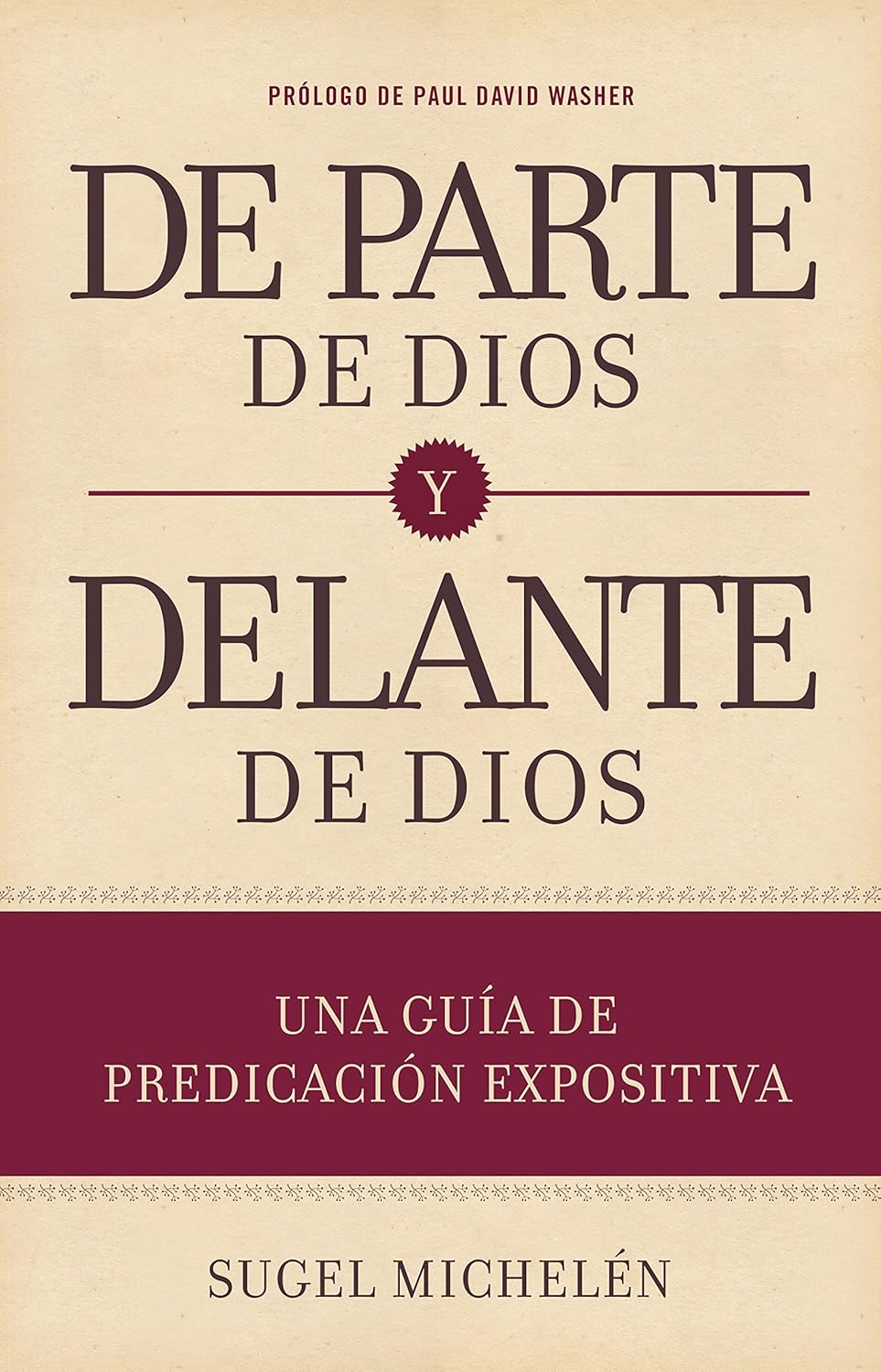 DEPARTE DE DIOS Y DELANTE DE DIOS