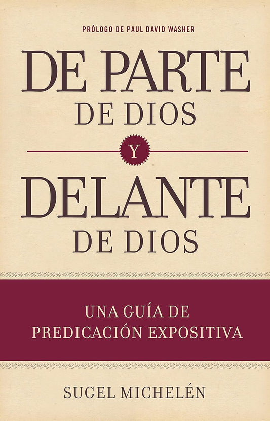DEPARTE DE DIOS Y DELANTE DE DIOS