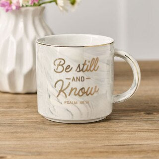 TAZA MARMOLEADA: QUÉDATE QUIETO