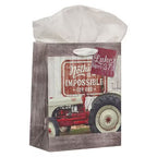 BOLSA DE REGALO: NOTHING IS IMPOSSIBLE FOR GOD