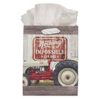 BOLSA DE REGALO: NOTHING IS IMPOSSIBLE FOR GOD