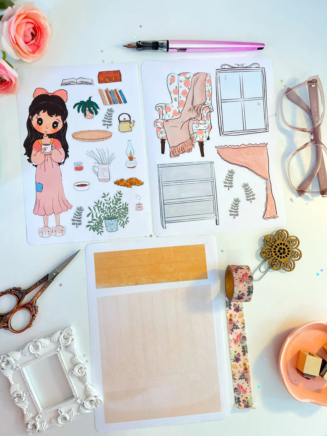 KIT STICKERS DULCE MUJER