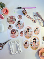 KIT STICKERS DULCE MUJER