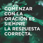 COMIENZA EN ORACIÓN