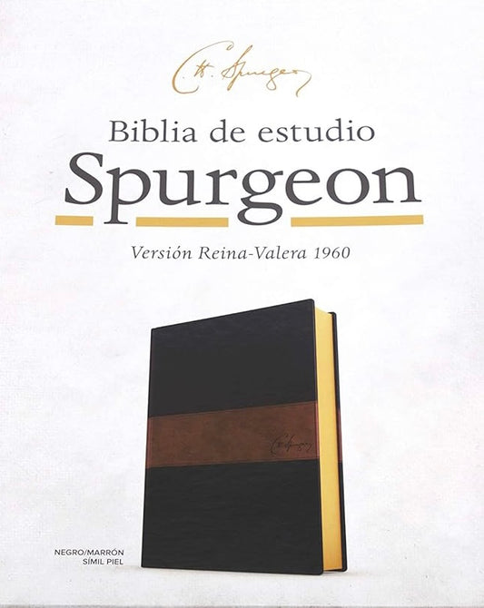 RVR60: BIBLIA DE ESTUDIO SPURGEON