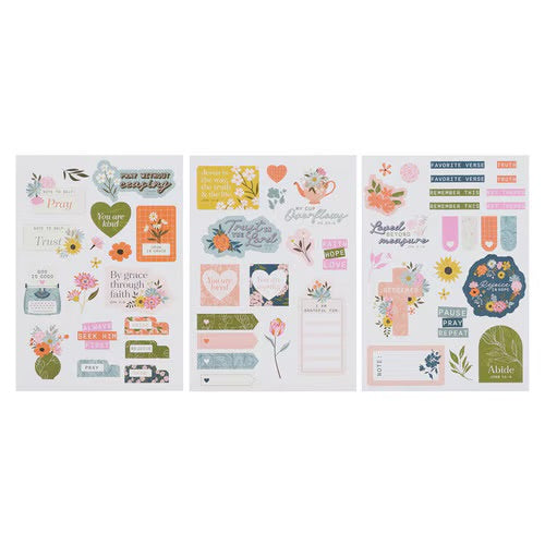 “STICKERS” PARA JOURNALING: CRECE EN GRACIA