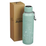 BOTELLA DE AGUA DE ACERO INXIDABLE: "HIS MERCIES NEVER FAIL
