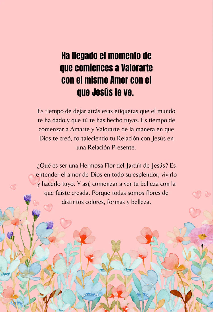 ERES UNA HERMOSA FLOR EL JARDÍN DE JESÚS