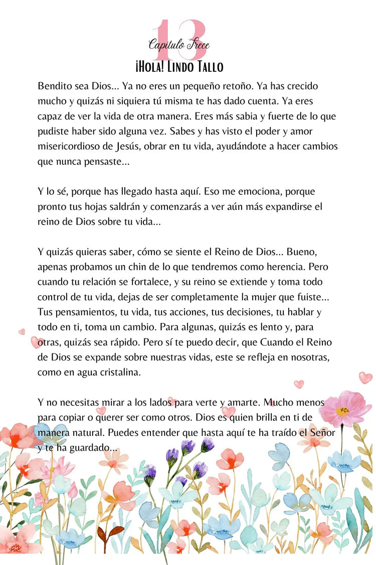 ERES UNA HERMOSA FLOR EL JARDÍN DE JESÚS