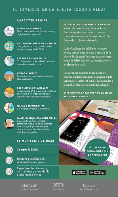 NTV: BIBLIA DE ESTUDIO PARA JÓVENES