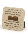 PLACA CON MENSAJE EN ESPAÑOL