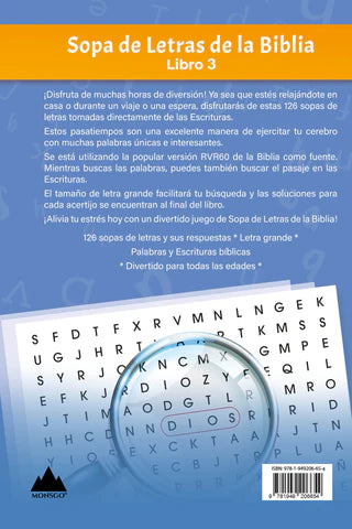 SOPA DE LETRAS DE LA BIBLIA: TOMO 1