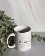 TAZA MINIMALISTA: BENDECIDA