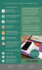 NTV: BIBLIA DE ESTUDIO PARA JÓVENES CON FILAMENT