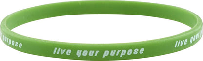 PULSERAS DE SILICONA: LIVE YOUR PURPOSE