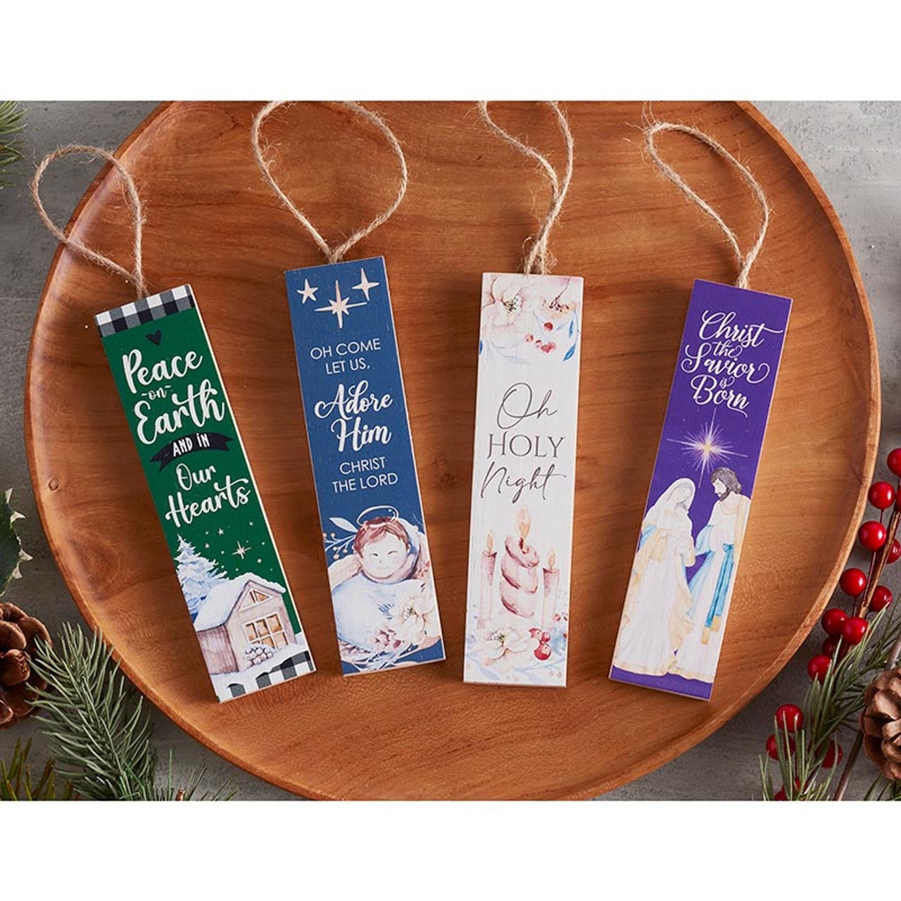 ORNAMENTO DE NAVIDAD: ADORE HIM