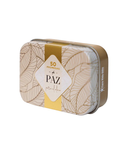 50 PROMESAS DE PAZ: CAJA METÁLICA