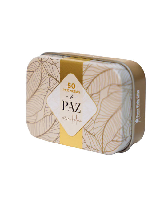 50 PROMESAS DE PAZ: CAJA METÁLICA