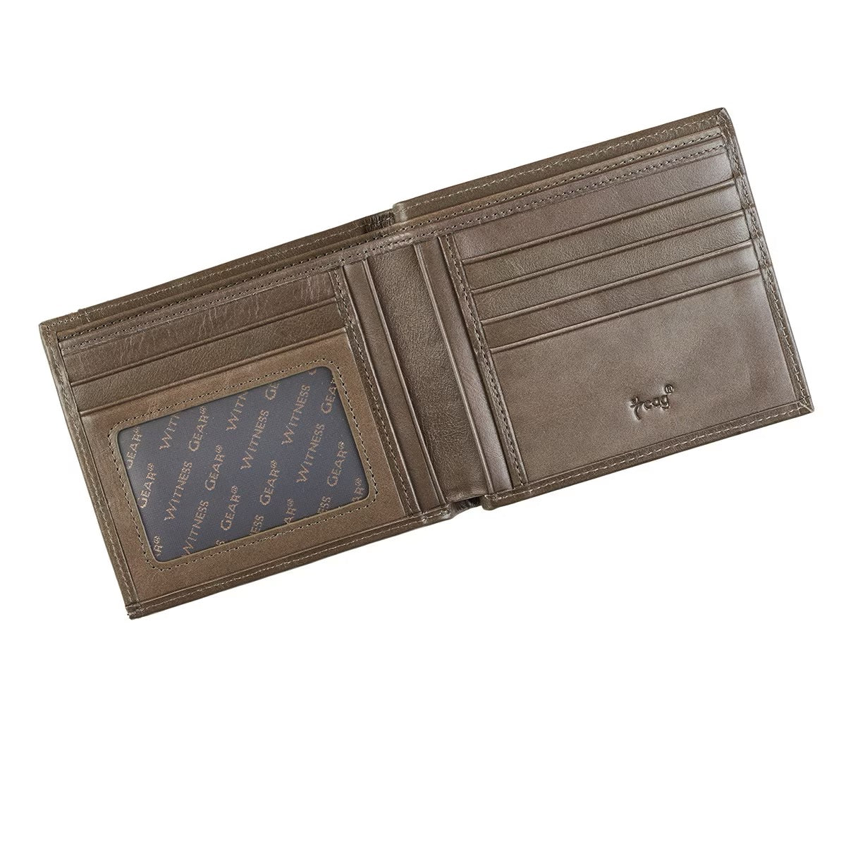 CARTERA DE CUERO PREMIUM: JOHN 3:16 CROSS