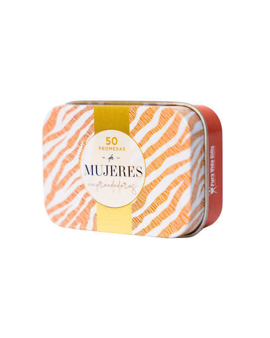 50 PROMESAS DE MUJERES: CAJA METÁLICA