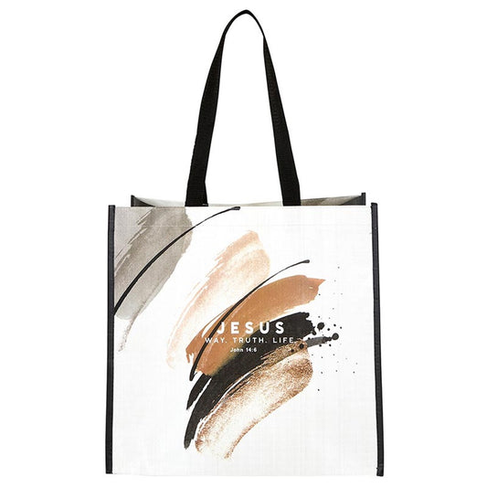 TOTE BAG: JESUS: THE WAY. THE TRUTH. THE LIFE.