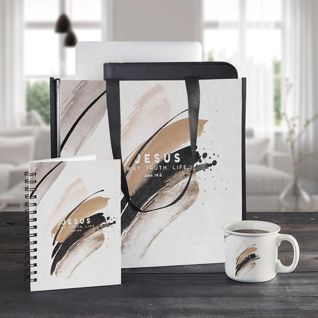 TOTE BAG: JESUS: THE WAY. THE TRUTH. THE LIFE.