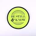 ABANICO PLEGABLE: "BE STILL & KNOW"