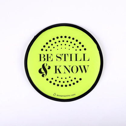 ABANICO PLEGABLE: "BE STILL & KNOW"