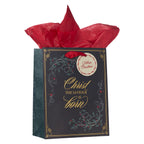 BOLSA DE REGALO NAVIDEÑA: CHRIST THE SAVIOR IS BORN