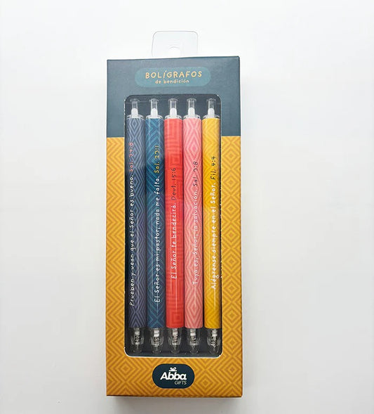 SET DE BOLÍGRAFOS: DE BENDICIÓN