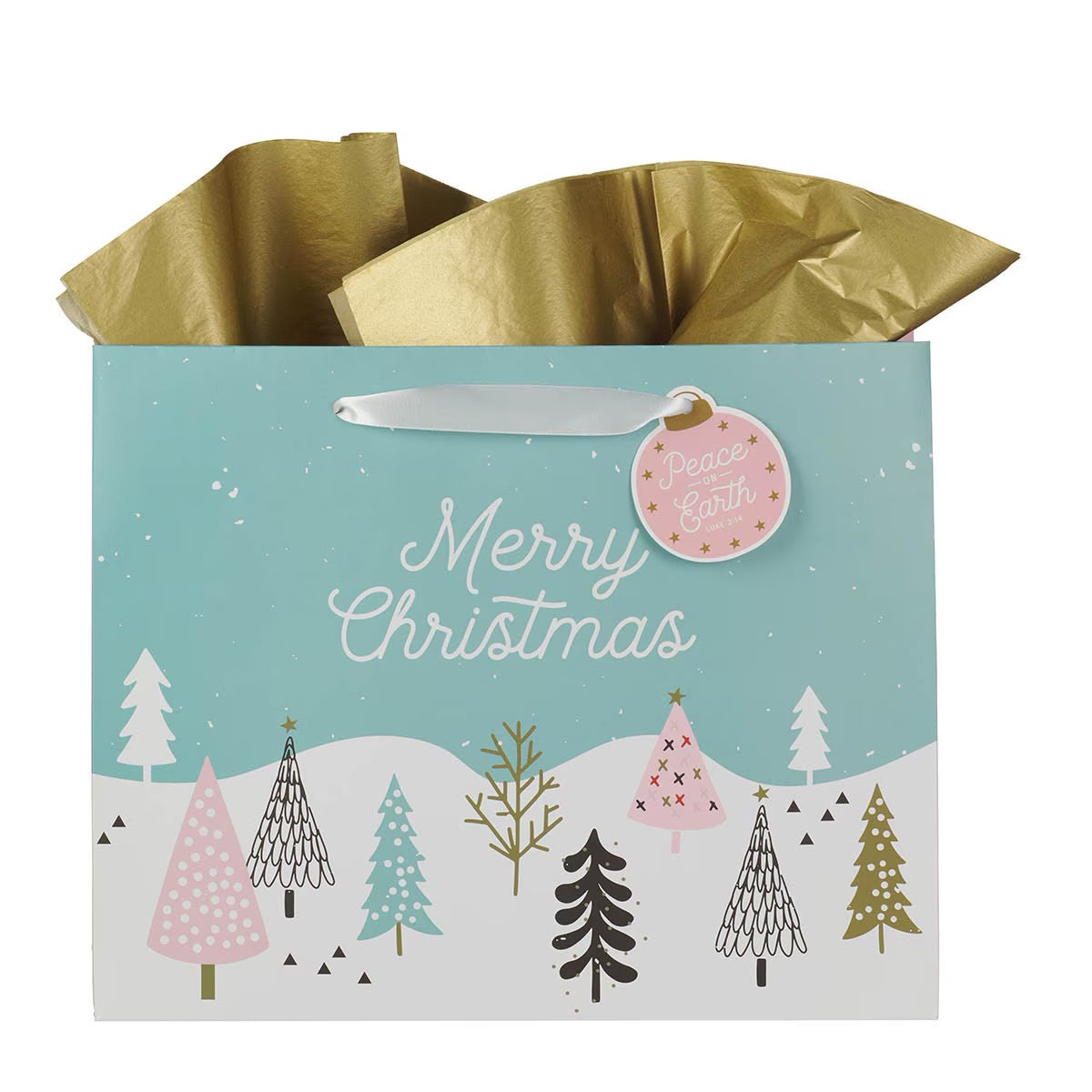 BOLSA DE REGALO NAVIDEÑA: MERRY CHRISTMAS