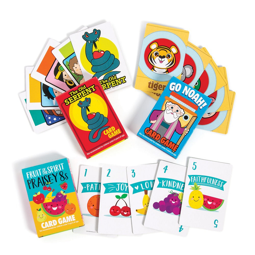 JUEGO DE CARTAS: FRUIT OF THE SPIRIT-PRAISE Y 8S