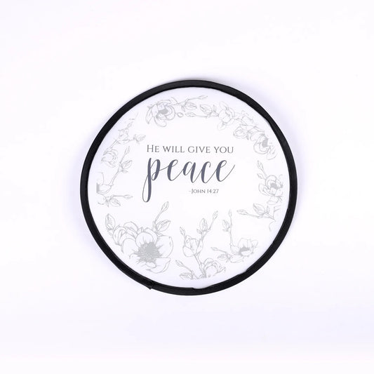 ABANICO PLEGABLE: "PEACE"