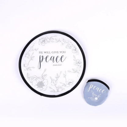 ABANICO PLEGABLE: "PEACE"