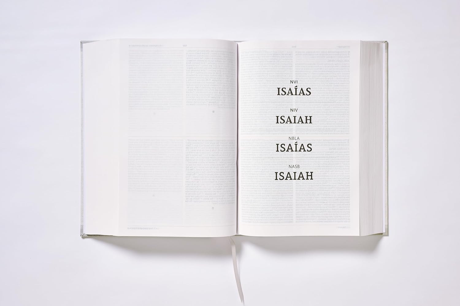 BIBLIA PALALELA: BILINGUE NVI/NASB/NBLA/NIV