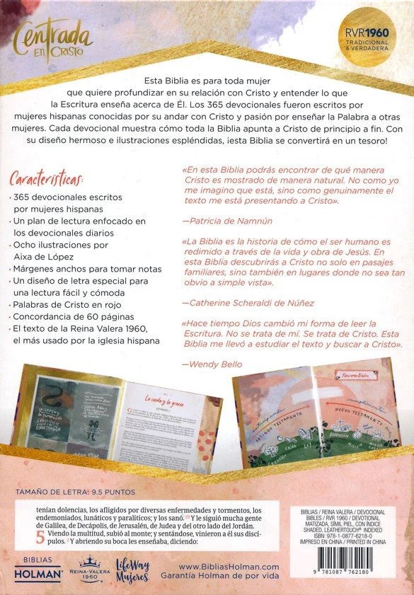 RVR60: BIBLIA DEVOCIONAL CENTRADA EN CRISTO