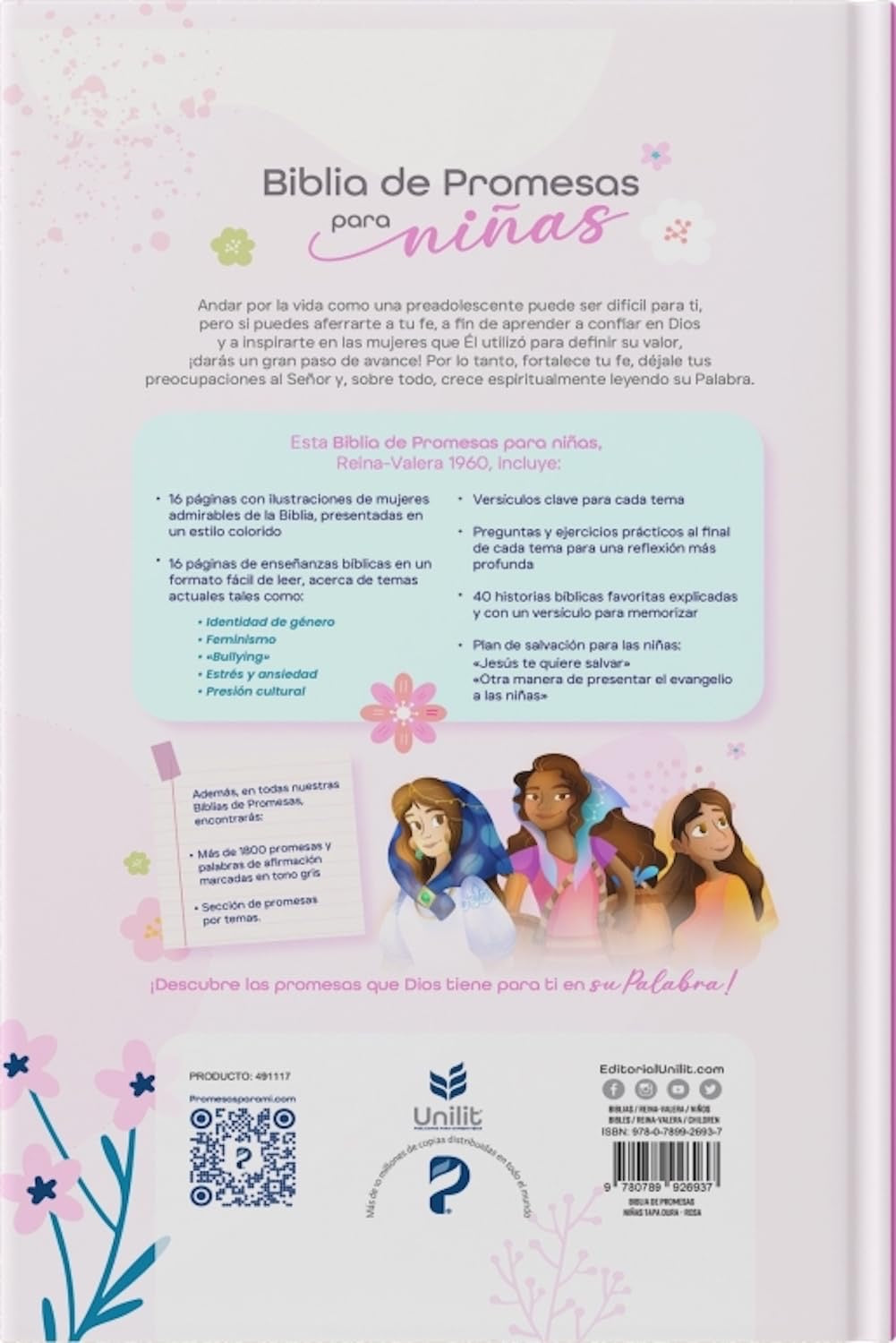 RVR60: BIBLIA DE PROMESAS PARA NIÑAS