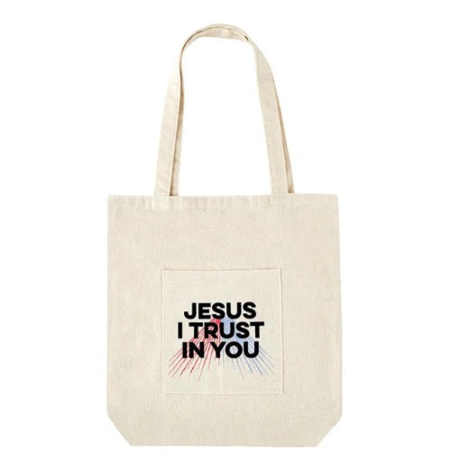 BOLSO DE LONA: JESUS I TRUST IN YOU