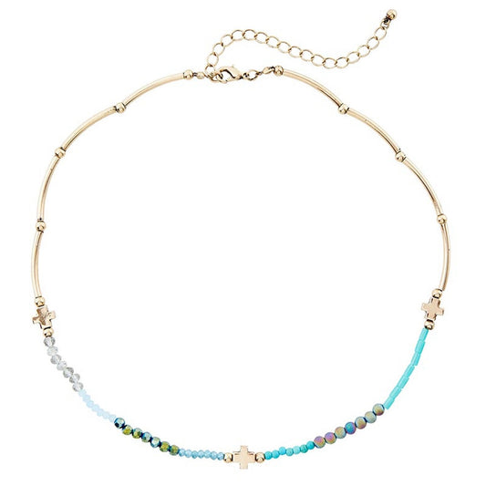 COLLAR  CON CRUZ: EMMANUEL